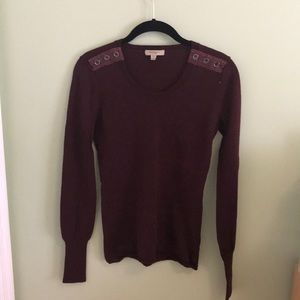 Burberry Maroon wool Sweater Size small